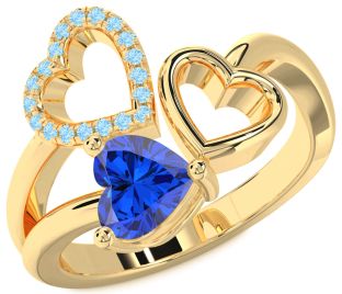 Gold Heart Promise Ring