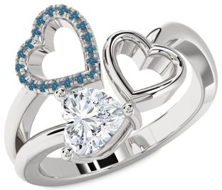 Silver Heart Promise Ring