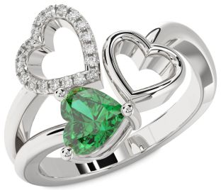 Platinum Heart Promise Ring