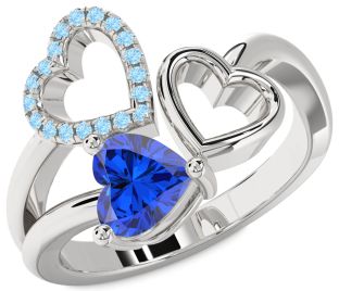 Platinum Heart Promise Ring
