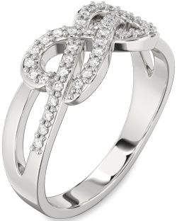 Diamond White Gold Infinity Ring