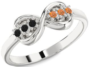 Silver Infinity Round Promise Ring