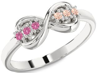 Silver Infinity Round Promise Ring
