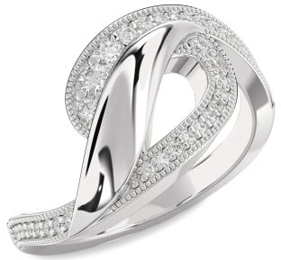 Diamond Platinum Infinity Ring
