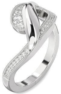 Diamond White Gold Infinity Ring