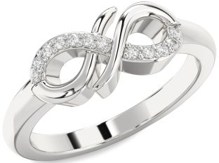 Diamond White Gold Infinity Ring