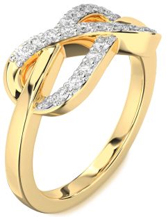 Diamond Gold Infinity Ring