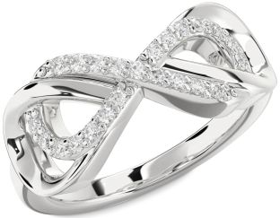 Diamond White Gold Infinity Ring