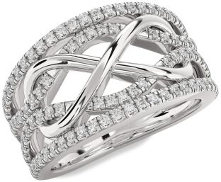 Diamond White Gold Infinity Ring