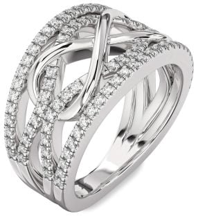 Diamond White Gold Infinity Ring