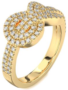 Diamond Gold Infinity Ring