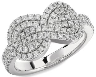 Diamond White Gold Infinity Ring