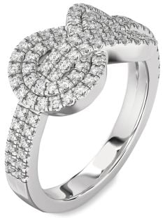 Diamond White Gold Infinity Ring