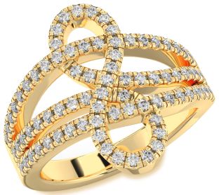 Diamond Gold Infinity Ring