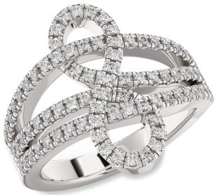 Diamond White Gold Infinity Ring