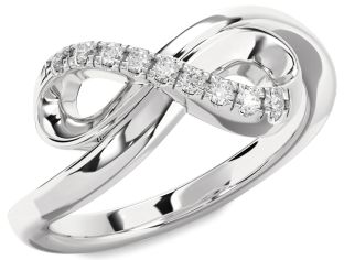 Diamond White Gold Infinity Ring