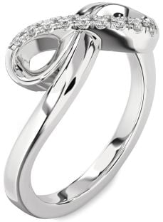 Diamond White Gold Infinity Ring
