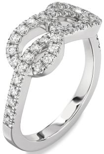 Diamond White Gold Infinity Ring