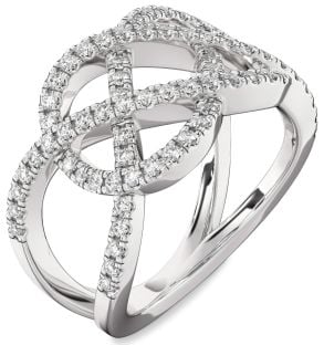 Diamond White Gold Infinity Ring