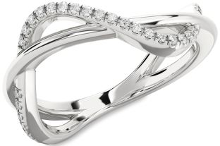 Diamond White Gold Infinity Ring