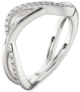 Diamond White Gold Infinity Ring