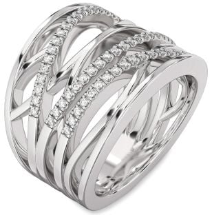 Diamond White Gold Infinity Ring