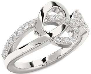 Diamond White Gold Heart Ring