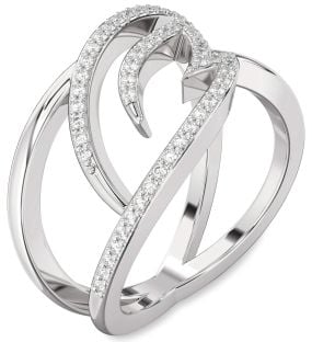 Diamond White Gold Infinity Ring