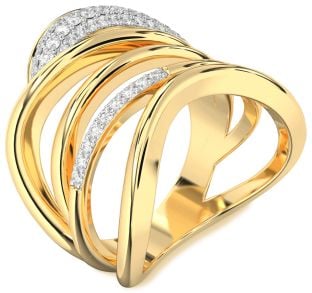 Diamond Gold Infinity Ring