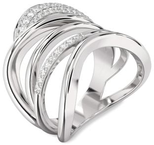 Diamond White Gold Infinity Ring
