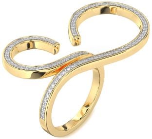 Diamond Gold Infinity Ring