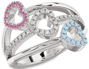 Platinum Heart Promise Ring