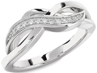 Diamond White Gold Infinity Ring