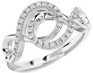 Diamond White Gold Infinity Ring