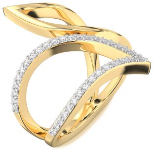Diamond Gold Infinity Ring