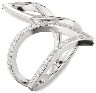 Diamond White Gold Infinity Ring