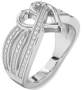 Diamond White Gold Heart Ring