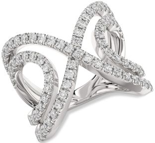 Diamond White Gold Infinity Ring