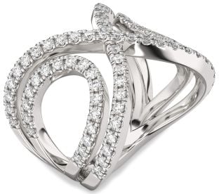 Diamond White Gold Infinity Ring