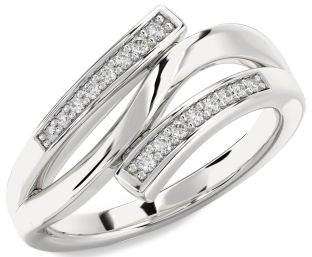 Diamond Platinum Round Ring