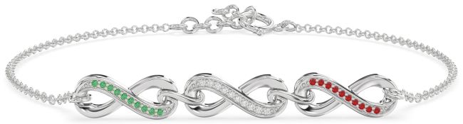 Platinum Infinity Chain Bracelet