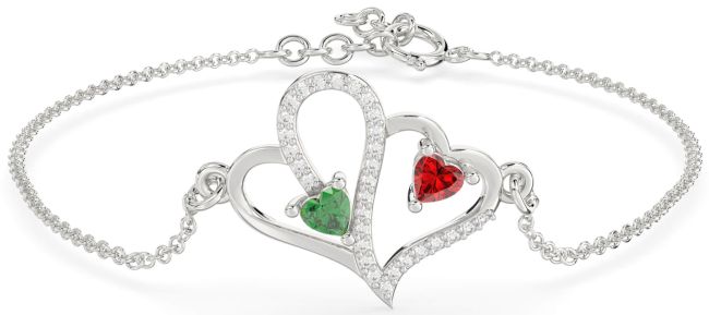 Diamond Platinum Chain Bracelet