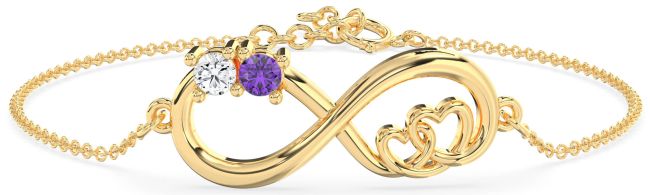 Gold Infinity Chain Bracelet