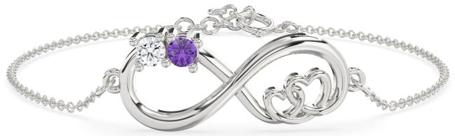 Platinum Infinity Chain Bracelet