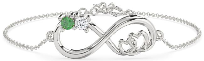 Platinum Infinity Chain Bracelet