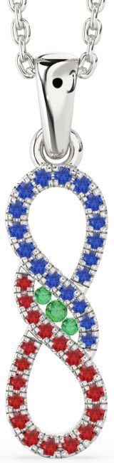 Platinum Infinity Necklace