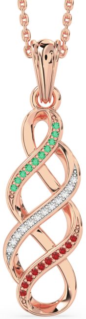 Rose Gold Infinity Necklace