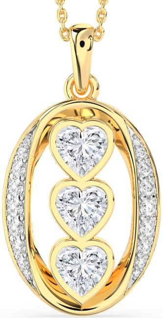 Diamond Gold Heart Necklace