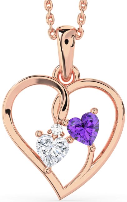 Rose Gold Heart Necklace