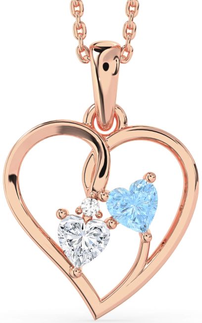 Rose Gold Heart Necklace